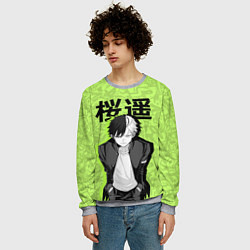 Свитшот мужской Харука - Ветролом, цвет: 3D-меланж — фото 2