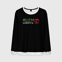 Свитшот мужской Alien Shooter, цвет: 3D-белый