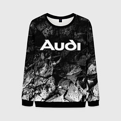 Свитшот мужской Audi black graphite, цвет: 3D-черный