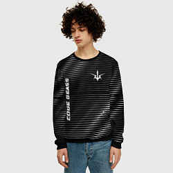 Свитшот мужской Code Geass metal anime lines, цвет: 3D-черный — фото 2