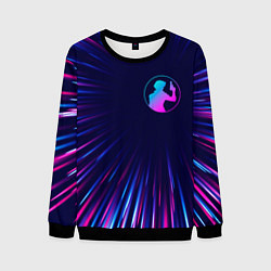 Мужской свитшот Cowboy Bebop neon blast lines