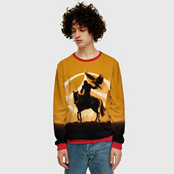 Свитшот мужской Ноа планета обезьян, цвет: 3D-красный — фото 2