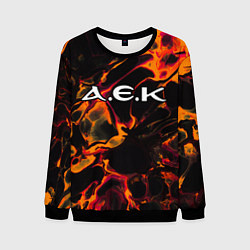 Мужской свитшот AEK Athens red lava