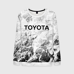 Свитшот мужской Toyota white graphite, цвет: 3D-белый