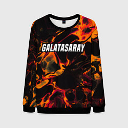 Свитшот мужской Galatasaray red lava, цвет: 3D-черный