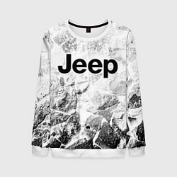 Свитшот мужской Jeep white graphite, цвет: 3D-белый