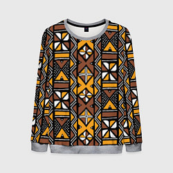 Свитшот мужской Африканский мавританский узор, цвет: 3D-меланж