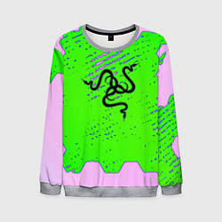 Свитшот мужской Razer pattern geometry, цвет: 3D-меланж