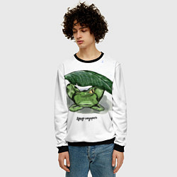 Свитшот мужской Душу не дорого, цвет: 3D-черный — фото 2