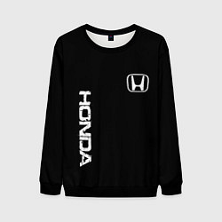 Свитшот мужской Honda white logo auto, цвет: 3D-черный