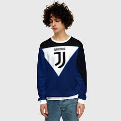 Свитшот мужской Juventus sport geometry color, цвет: 3D-белый — фото 2