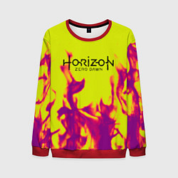 Свитшот мужской Horizon: Zero Dawn flame, цвет: 3D-красный