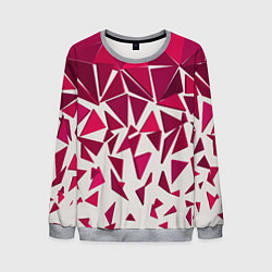 Свитшот мужской Яркий абстрактный узор для спорта, цвет: 3D-меланж