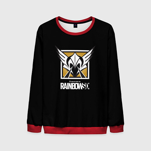 Мужской свитшот Радуга юбисофт / 3D-Красный – фото 1