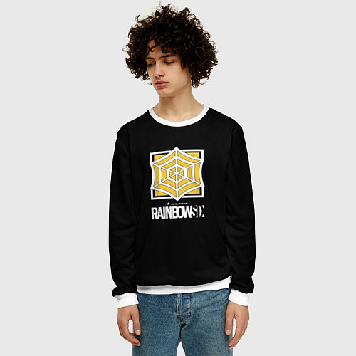 Мужской свитшот Rainbow six company ubisoft / 3D-Белый – фото 3