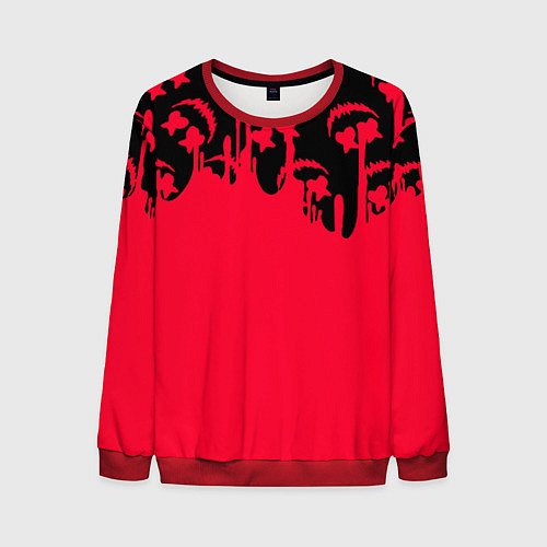 Мужской свитшот Christopher Comstock marshmello / 3D-Красный – фото 1