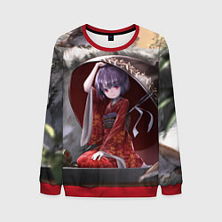 Свитшот мужской Touhou Project Симмёмару Сукуна, цвет: 3D-красный