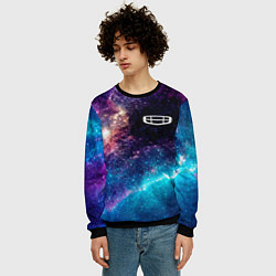 Свитшот мужской Geely space auto, цвет: 3D-черный — фото 2