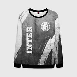 Мужской свитшот Inter - grey gradient вертикально