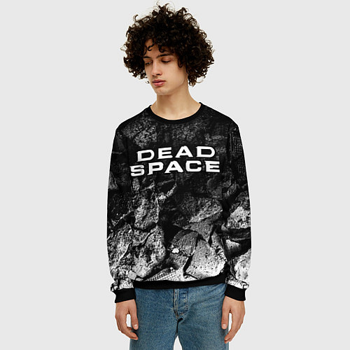Мужской свитшот Dead Space black graphite / 3D-Черный – фото 3