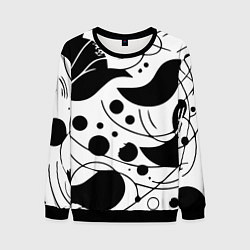 Свитшот мужской Fashion abstraction - ai art fantasy, цвет: 3D-черный