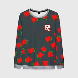 Свитшот мужской Roblox rose, цвет: 3D-меланж