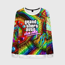Свитшот мужской GTA casino steel, цвет: 3D-белый