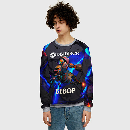 Мужской свитшот Deadlock logo and Bebop / 3D-Меланж – фото 3
