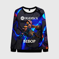 Свитшот мужской Deadlock logo and Bebop, цвет: 3D-черный