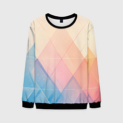 Свитшот мужской Abstract art - triangle, цвет: 3D-черный