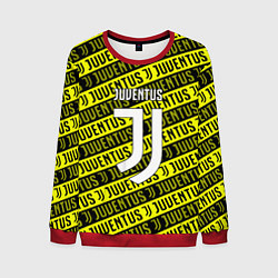 Свитшот мужской Juventus pattern fc, цвет: 3D-красный