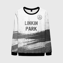 Свитшот мужской Linkin Park - white gradient посередине, цвет: 3D-черный