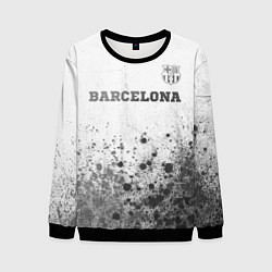 Свитшот мужской Barcelona - white gradient посередине, цвет: 3D-черный