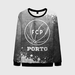 Свитшот мужской Porto - grey gradient, цвет: 3D-черный