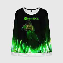 Свитшот мужской Viscous Deadlock, цвет: 3D-белый