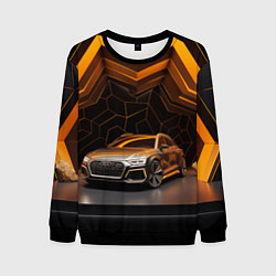 Свитшот мужской Audi auto, цвет: 3D-черный
