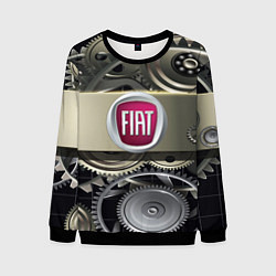 Свитшот мужской FIAT logo motors, цвет: 3D-черный