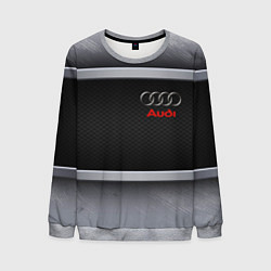 Свитшот мужской Audi metal texture, цвет: 3D-меланж