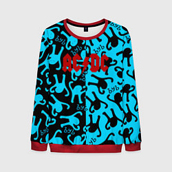 Свитшот мужской ACDC mem party, цвет: 3D-красный