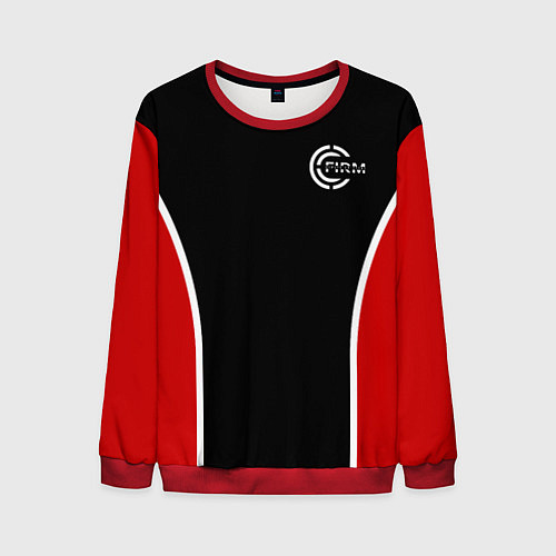 Мужской свитшот Черно-красный FIRM / 3D-Красный – фото 1
