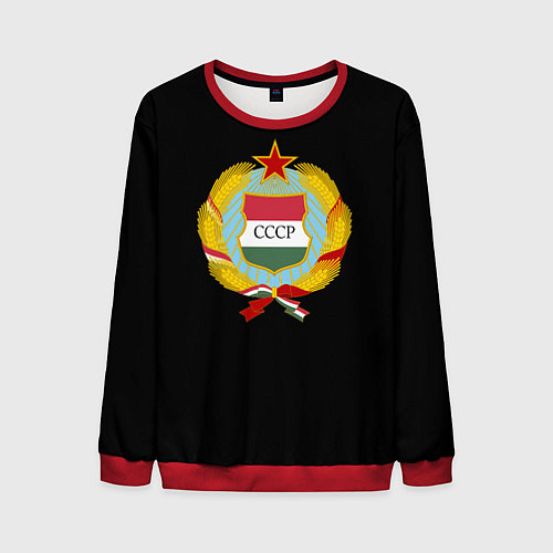Мужской свитшот СССР лого стиль прошлого / 3D-Красный – фото 1