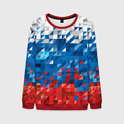 Мужской свитшот Пиксельный флаг