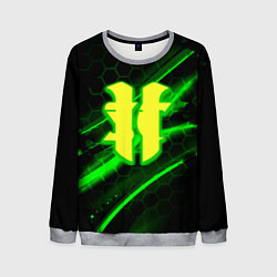 Мужской свитшот Starcraft 2 кислотные соты линии