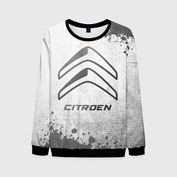 Свитшот мужской Citroen - white gradient, цвет: 3D-черный