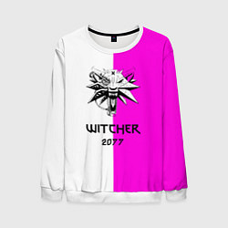Свитшот мужской The Witcher line, цвет: 3D-белый