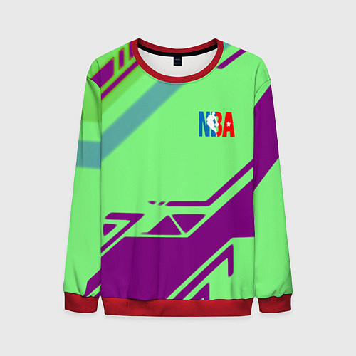 Мужской свитшот NBA geometry sport / 3D-Красный – фото 1