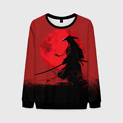 Мужской свитшот Самурай на закате