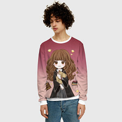 Свитшот мужской Гермиона Грейнджер, цвет: 3D-белый — фото 2
