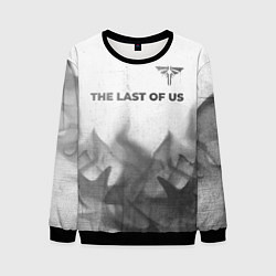 Свитшот мужской The Last Of Us - white gradient посередине, цвет: 3D-черный