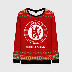 Свитшот мужской Chelsea new year, цвет: 3D-черный